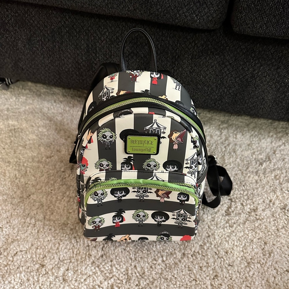 Beetlejuice loungefly backpack
